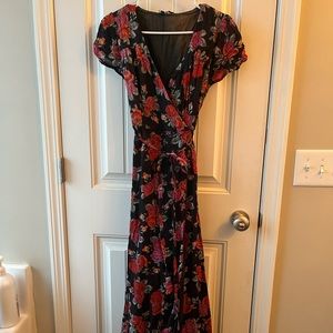 Beautiful rose floral dress